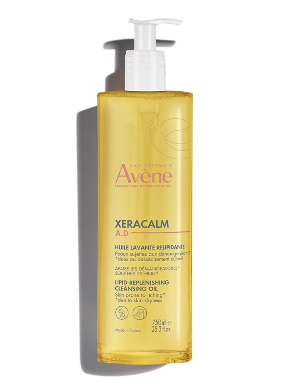 Avène XeraCalm A.D Lipid-Replenishing Cleansing Oil, 25.3 fl. Oz.